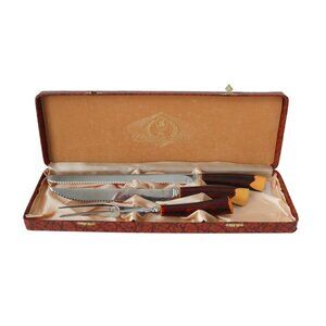 Glo hill Bakelite Carving Fork Knife Knives Vintage GloHill